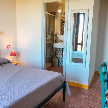לינה וארוחת בוקר Panoramic Fora E ' Muros With Sea View Common Terrace , Ammentos