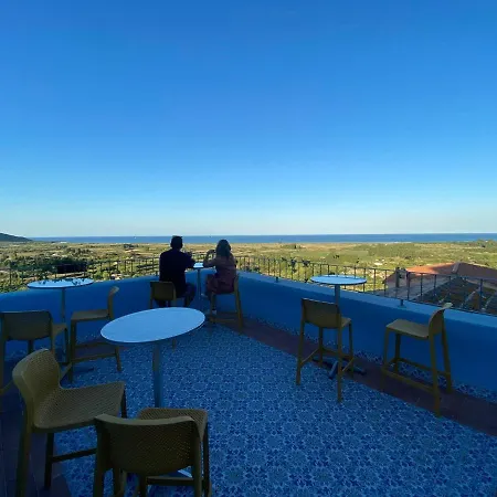 Oda ve Kahvaltı Panoramic Fora E ' Muros With Sea View Common Terrace , Ammentos *