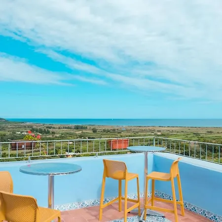 Panoramic Fora E ' Muros With Sea View Common Terrace , Ammentos Posada (Sardinia)
